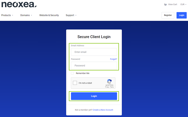 My Neoxea Login Email and Password